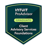 Intuit ProAdvisor Client Advisory Services Foundations graduate